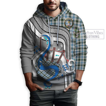 Henderson Dress Tartan Hoodie with Epic Bagpipe Style