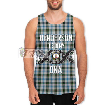 Henderson Dress Tartan Men's Tank Top with Family Crest DNA In Me Style