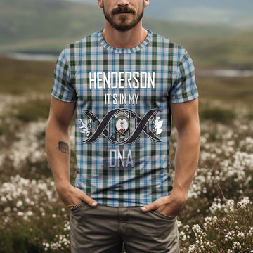 Henderson Dress Tartan T-Shirt with Family Crest DNA In Me Style