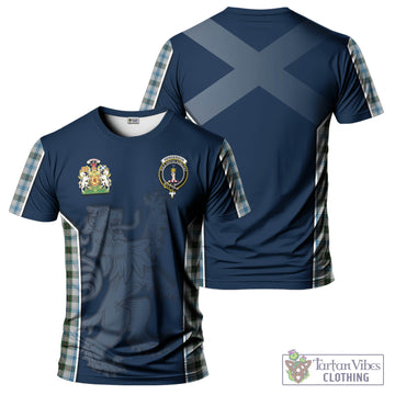 Henderson Dress Tartan T-Shirt with Family Crest and Lion Rampant Vibes Sport Style