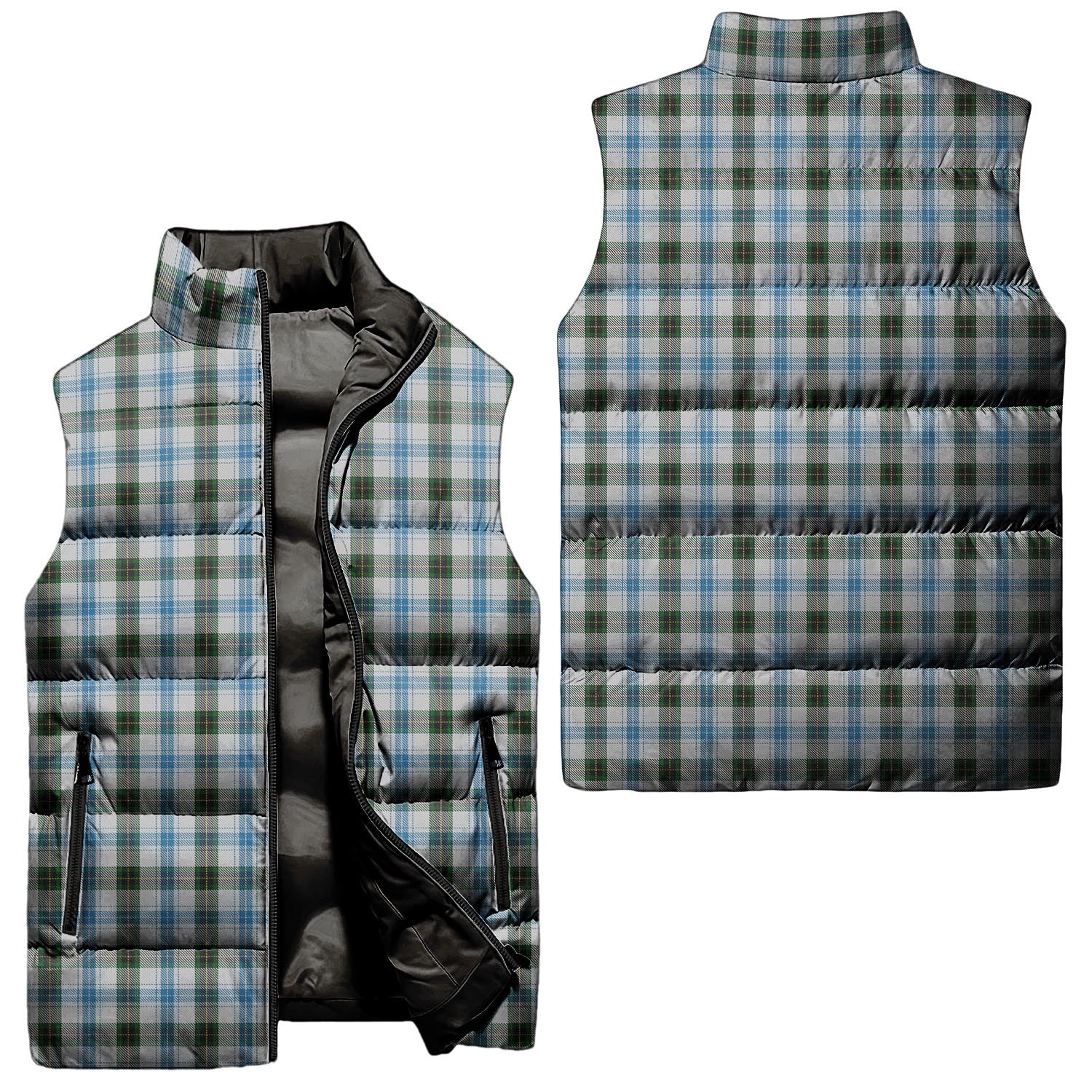 Henderson Dress Tartan Sleeveless Puffer Jacket Unisex - Tartanvibesclothing