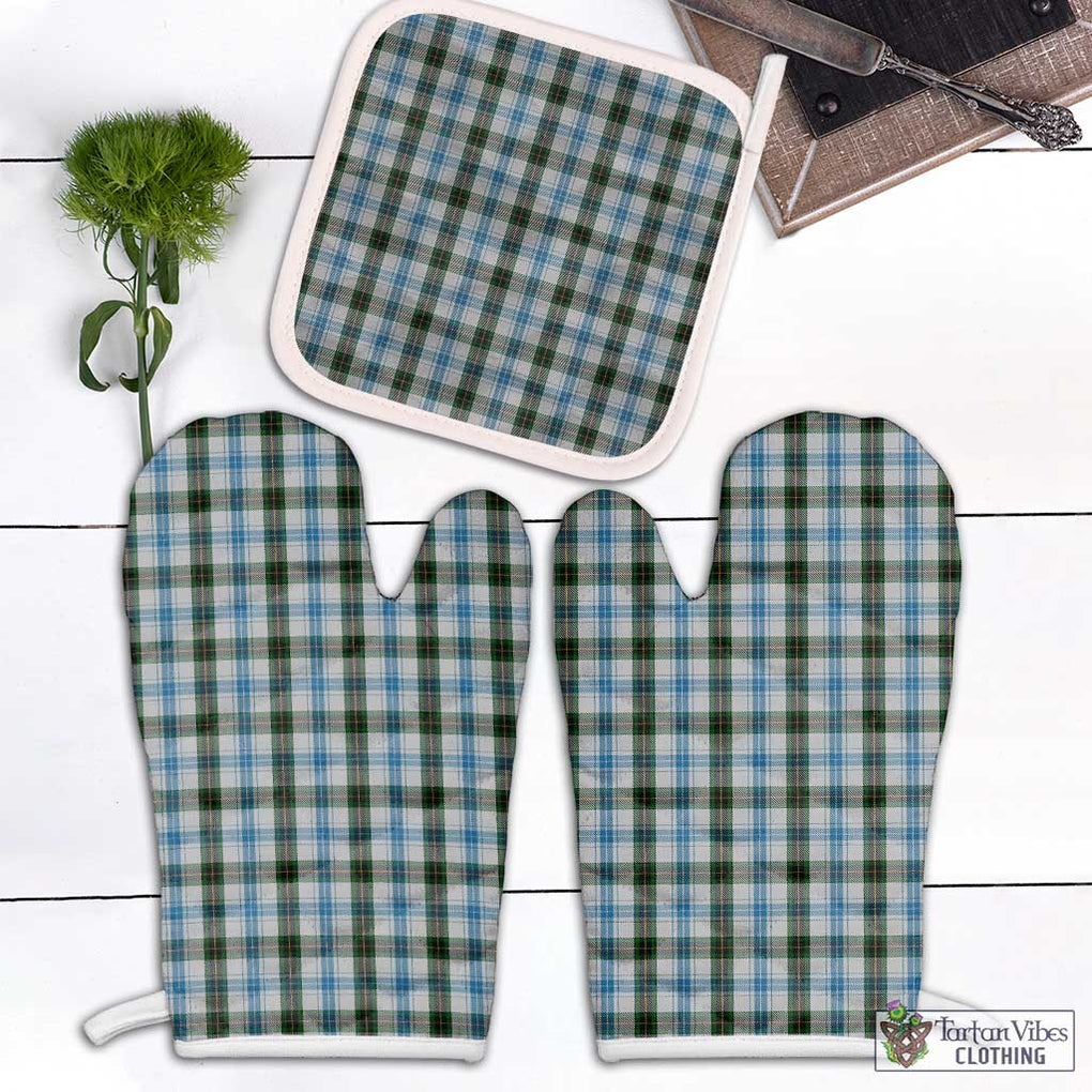 Henderson Dress Tartan Combo Oven Mitt & Pot-Holder Combo 1 Oven Mitt & 1 Pot-Holder White - Tartan Vibes Clothing