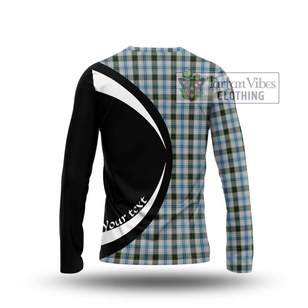 Henderson Dress Tartan Long Sleeve T-Shirt with Family Crest Circle Style - Tartan Vibes Clothing