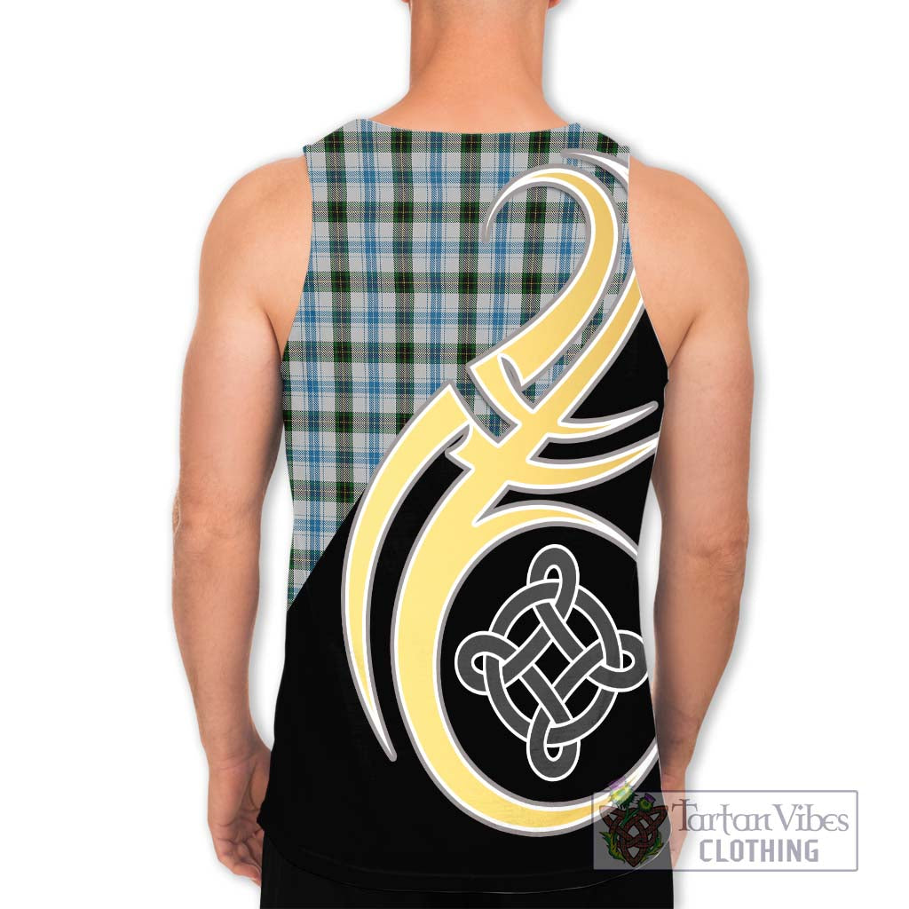 Henderson Dress Tartan Men's Tank Top with Family Crest and Celtic Symbol Style - Tartan Vibes Clothing