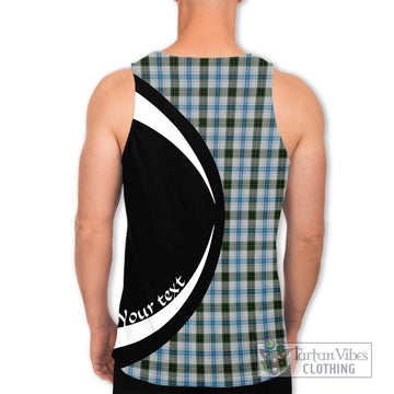 Henderson Dress Tartan Men's Tank Top with Family Crest Circle Style