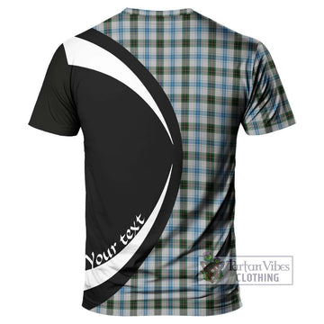 Henderson Dress Tartan T-Shirt with Family Crest Circle Style