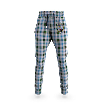 Henderson Dress Tartan Joggers Pants with Family Crest