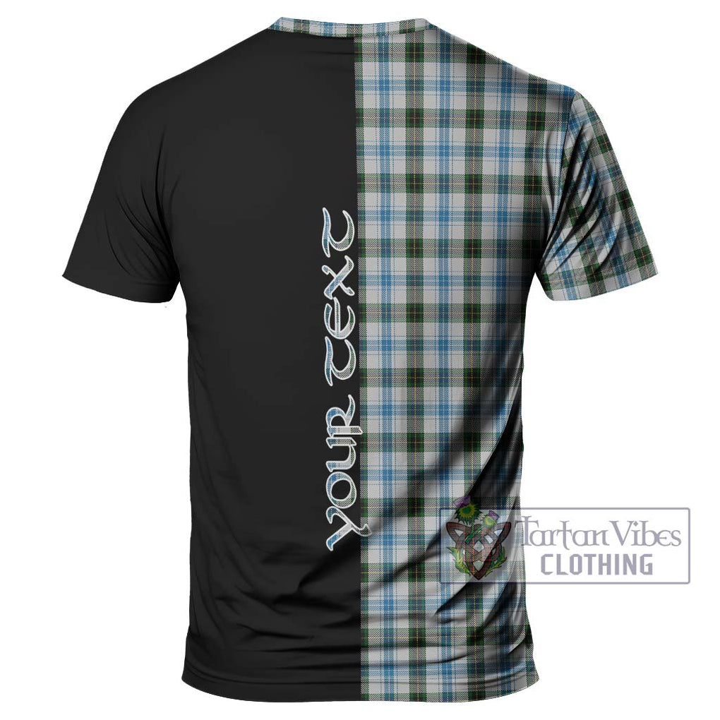 Henderson Dress Tartan T-Shirt with Family Crest and Half Of Me Style - Tartanvibesclothing Shop