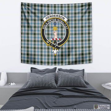 Henderson Dress Tartan Tapestry Wall Hanging and Home Decor for Room with Family Crest