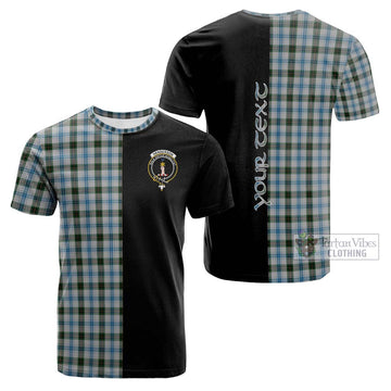 Henderson Dress Tartan Cotton T-shirt with Family Crest and Half Of Me Style