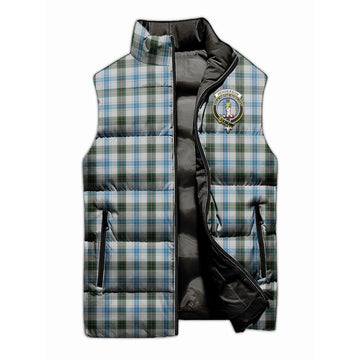 Henderson Dress Tartan Sleeveless Puffer Jacket with Family Crest