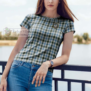 Henderson Dress Tartan Cotton T-Shirt with Family Crest