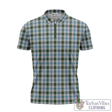 Henderson Dress Tartan Zipper Polo Shirt