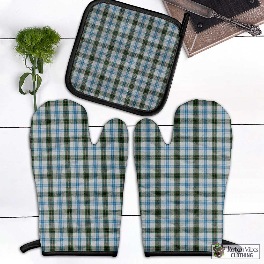 Henderson Dress Tartan Combo Oven Mitt & Pot-Holder Combo 1 Oven Mitt & 1 Pot-Holder Black - Tartan Vibes Clothing