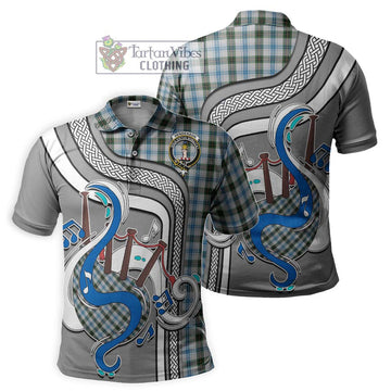 Henderson Dress Tartan Polo Shirt with Epic Bagpipe Style