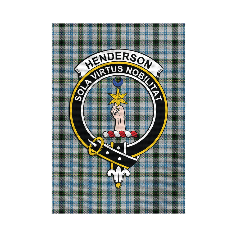 Henderson Dress Tartan Flag with Family Crest - Tartan Vibes Clothing