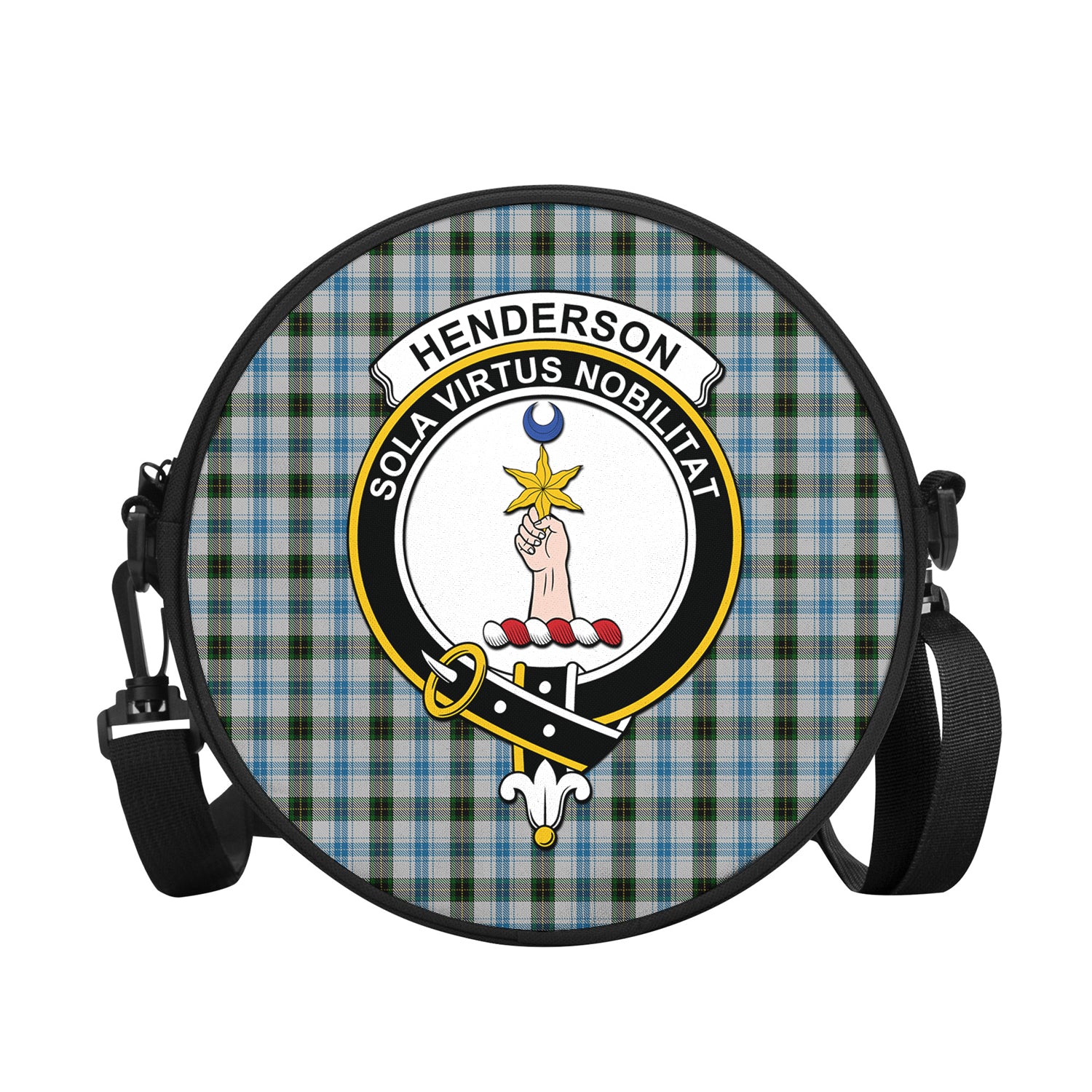 henderson-dress-tartan-round-satchel-bags-with-family-crest