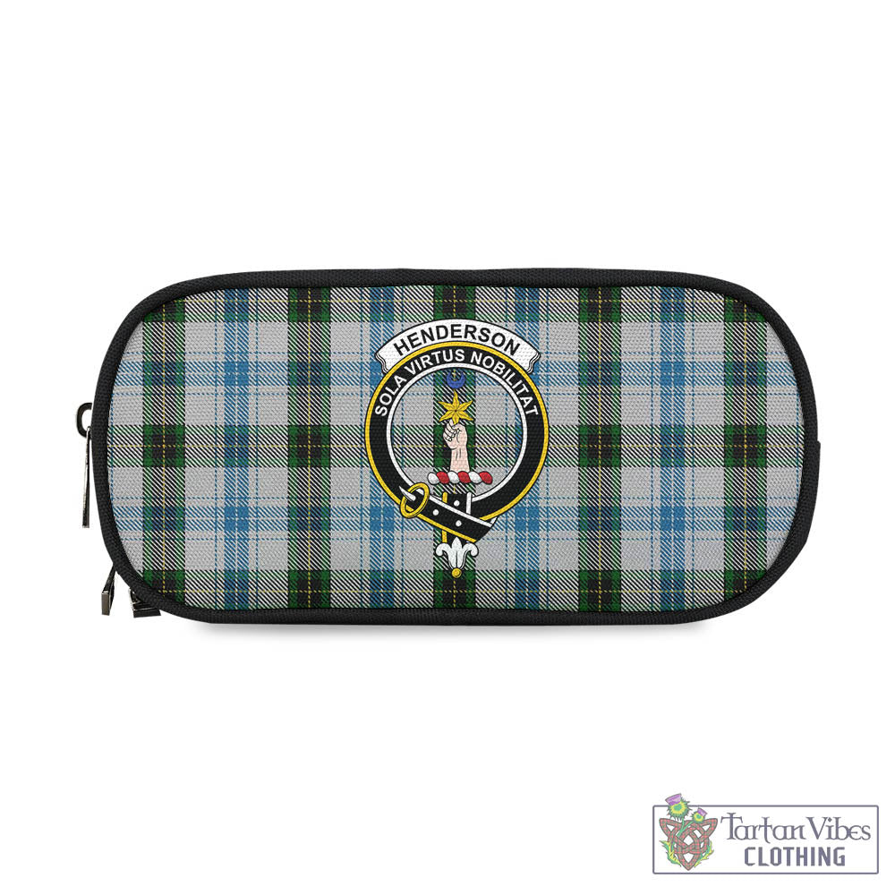 Tartan Vibes Clothing Henderson Dress Tartan Pen and Pencil Case with Family Crest