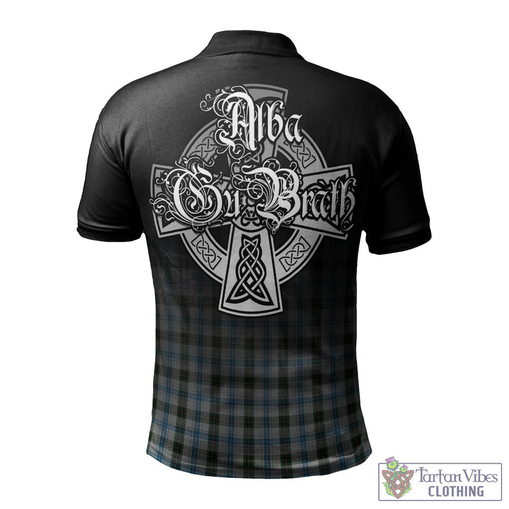 Tartan Vibes Clothing Henderson Dress Tartan Polo Shirt Featuring Alba Gu Brath Family Crest Celtic Inspired