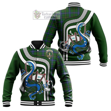 Henderson Tartan Baseball Jacket with Epic Bagpipe Style