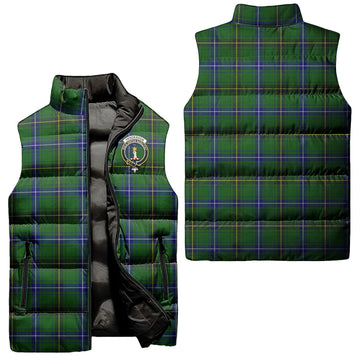 Henderson Tartan Sleeveless Puffer Jacket with Family Crest