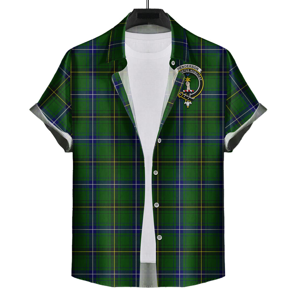 henderson-modern-tartan-short-sleeve-button-down-shirt-with-family-crest