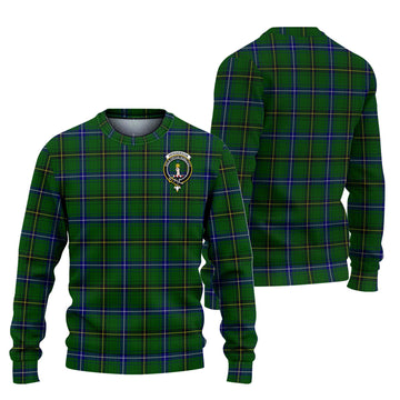 Henderson Tartan Ugly Sweater with Family Crest