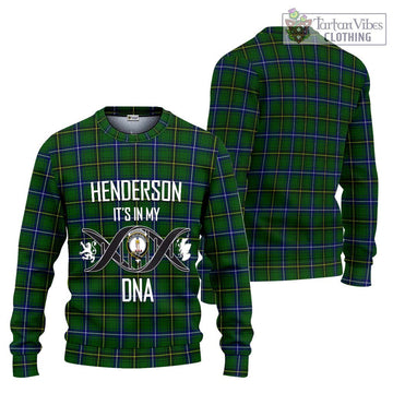 Henderson Tartan Ugly Sweater with Family Crest DNA In Me Style