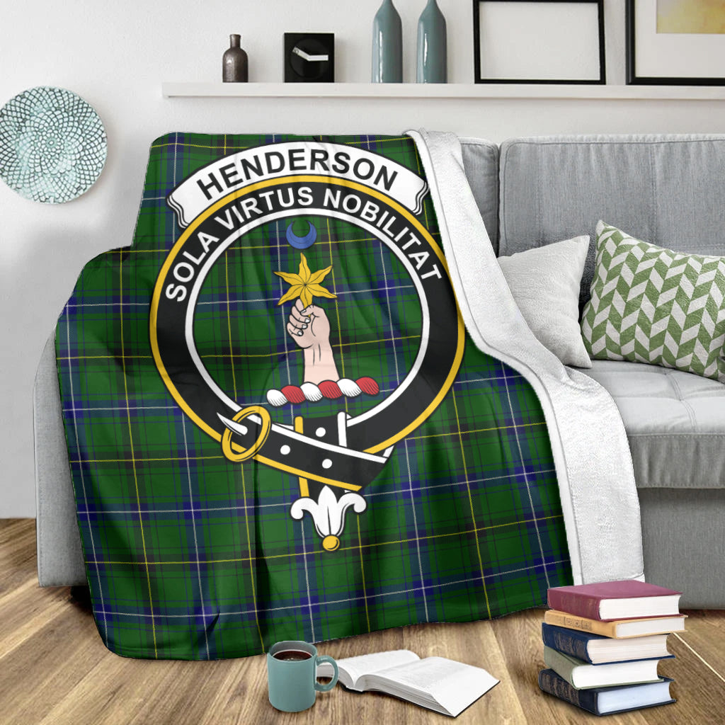 henderson-modern-tartab-blanket-with-family-crest