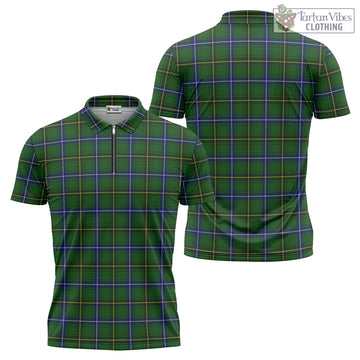 Henderson Tartan Zipper Polo Shirt