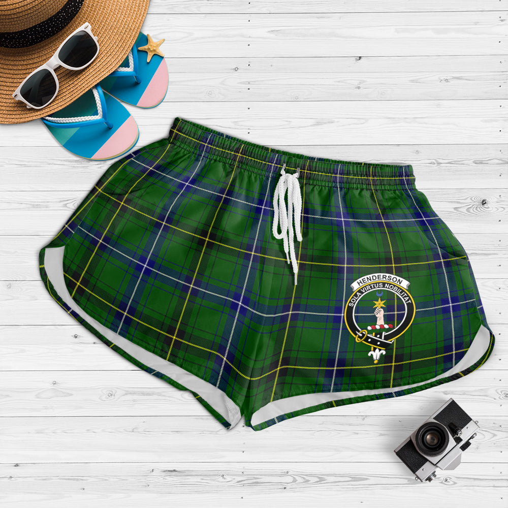 henderson-modern-tartan-womens-shorts-with-family-crest