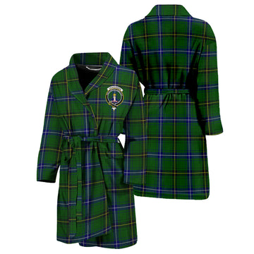 Henderson Tartan Bathrobe with Family Crest