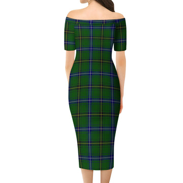 Henderson Tartan Off Shoulder Lady Dress