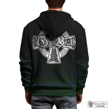 Henderson Tartan Hoodie Featuring Alba Gu Brath Family Crest Celtic Inspired