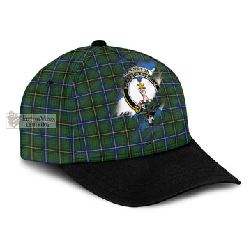 Henderson Tartan Classic Cap with Family Crest In Me Style