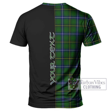 Henderson Tartan T-Shirt with Family Crest and Half Of Me Style