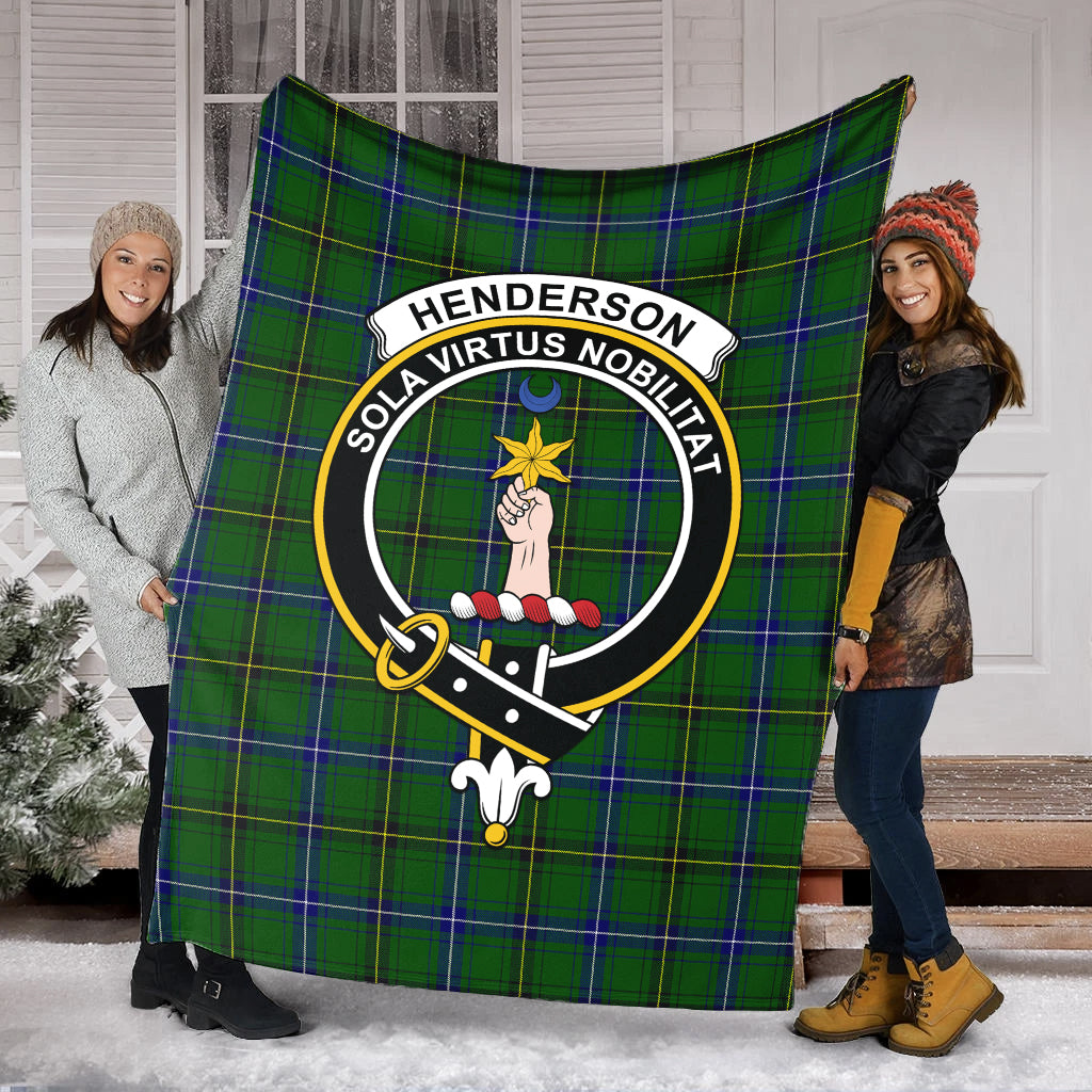 henderson-modern-tartab-blanket-with-family-crest