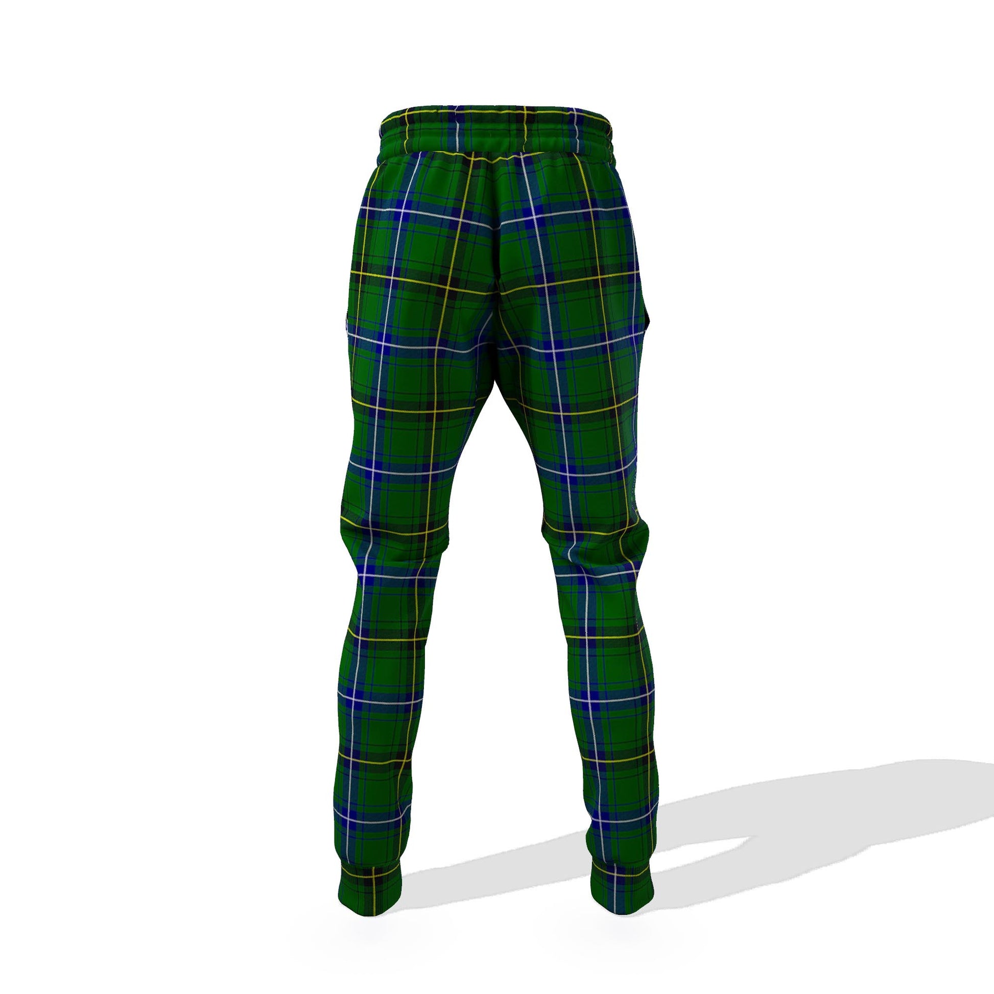 Henderson Tartan Joggers Pants with Family Crest 6XL - Tartan Vibes Clothing