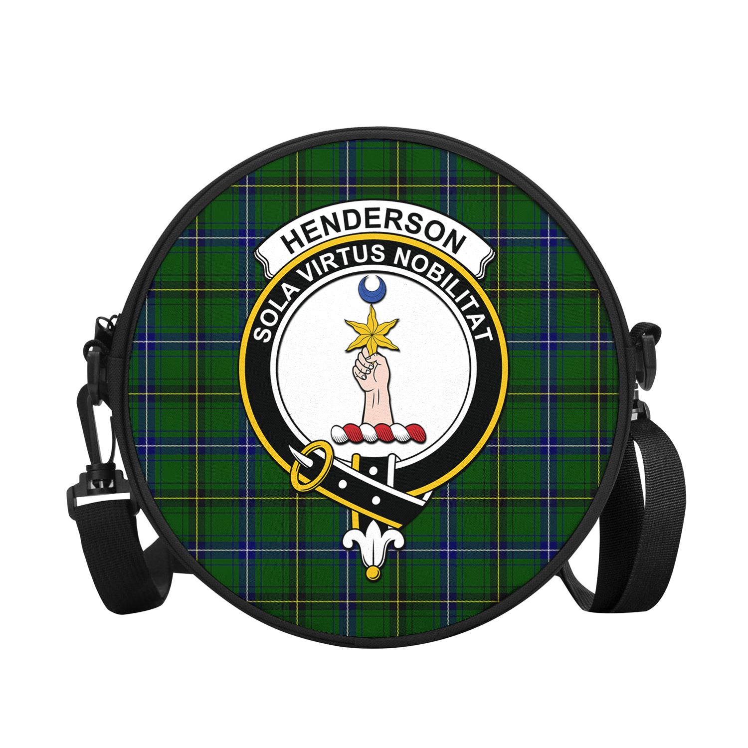 henderson-modern-tartan-round-satchel-bags-with-family-crest