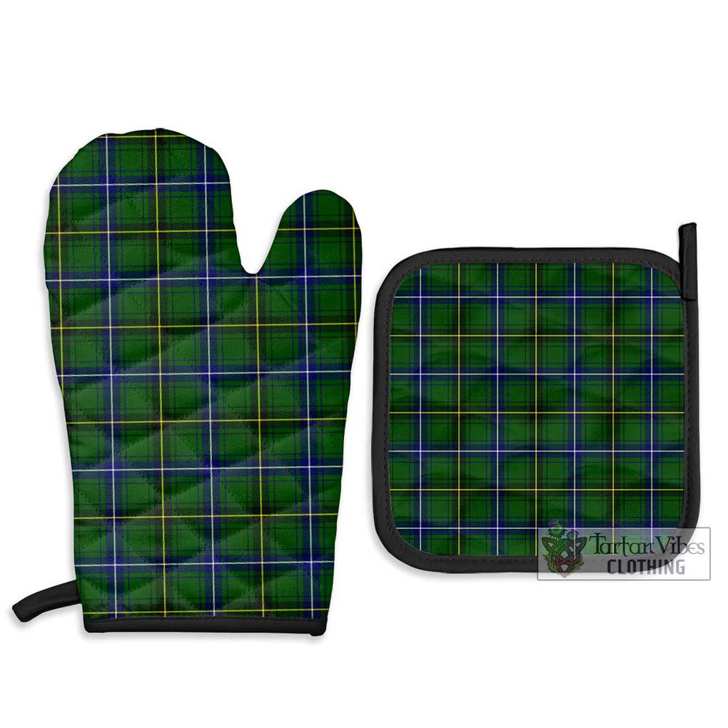 Henderson Tartan Combo Oven Mitt & Pot-Holder Combo 1 Oven Mitt & 2 Pot-Holder Black - Tartan Vibes Clothing