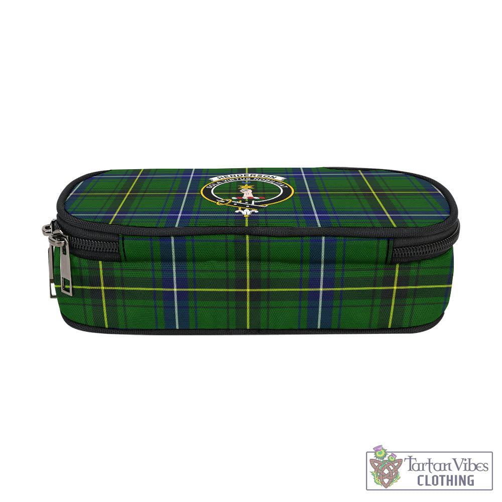 Tartan Vibes Clothing Henderson Modern Tartan Pen and Pencil Case with Family Crest