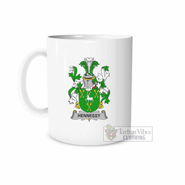 Hennessy Irish Clan Coat of Arms Ceramic Mug