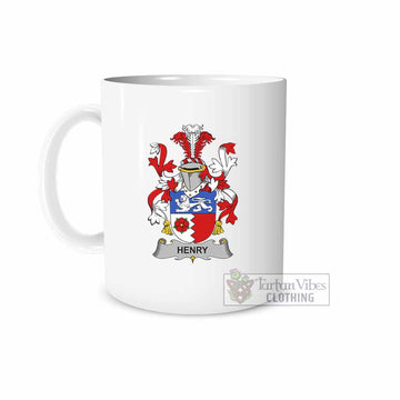 Henry Irish Clan Coat of Arms Ceramic Mug