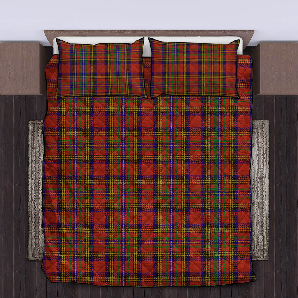 Hepburn Tartan Quilt Bed Set King - Tartan Vibes Clothing