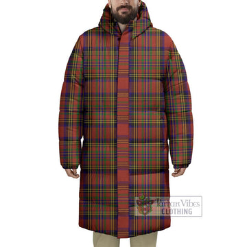 Hepburn Tartan Long Down Jacket