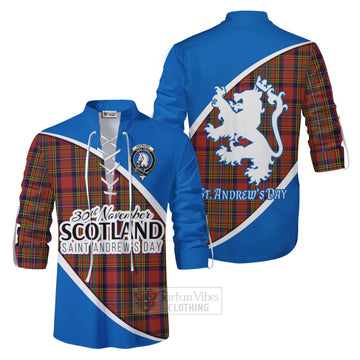 Hepburn Family Crest Tartan Ghillie Kilt Shirt Celebrate Saint Andrew's Day in Style