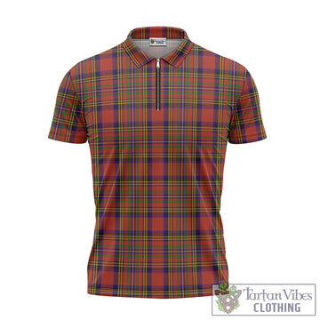 Hepburn Tartan Zipper Polo Shirt