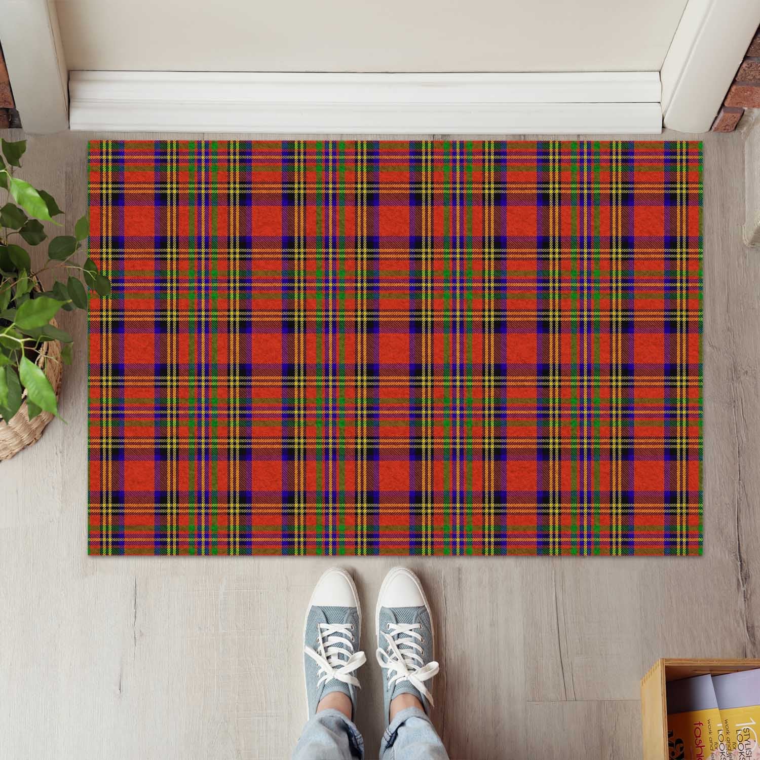 Hepburn Tartan Rubber Doormat - Tartan Vibes Clothing