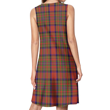 Hepburn Tartan Womens Casual Dresses