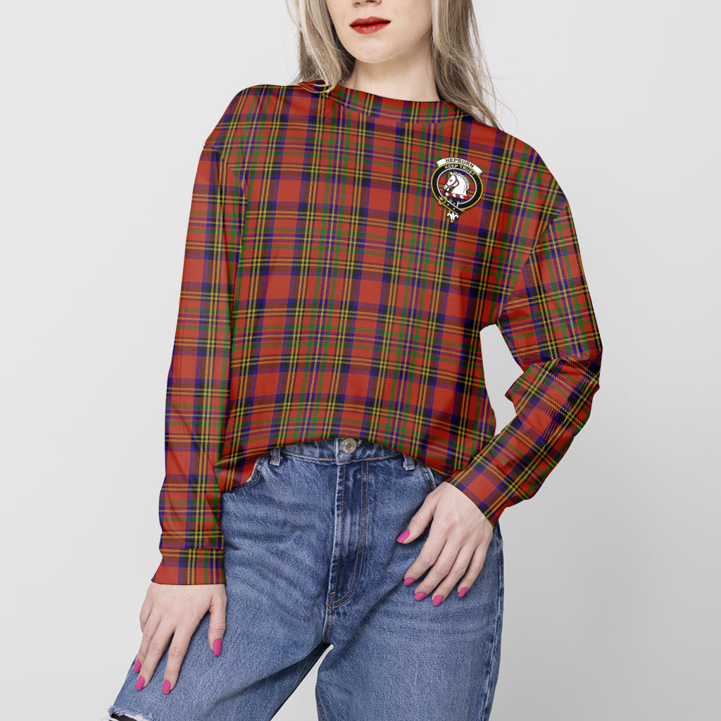 hepburn-tartan-sweatshirt-with-family-crest